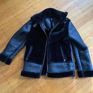 Black Aviator Jacket